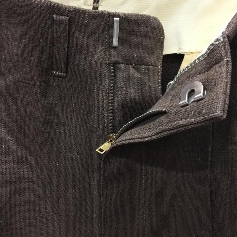 古着 USED パンツ スラックス スラックス ワイドパンツ カジュアルパンツ ストレートパンツ 無地 茶 / ブラウン /  メンズ USED 古着 中古 10111612