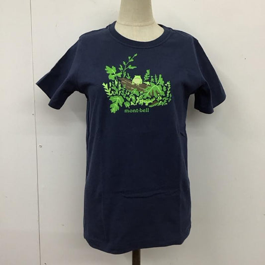 モンベル mont-bell Tシャツ 半袖 2104726 カエル クルーネック S プリント 紺 / ネイビー /  レディース USED 古着 中古 10114919
