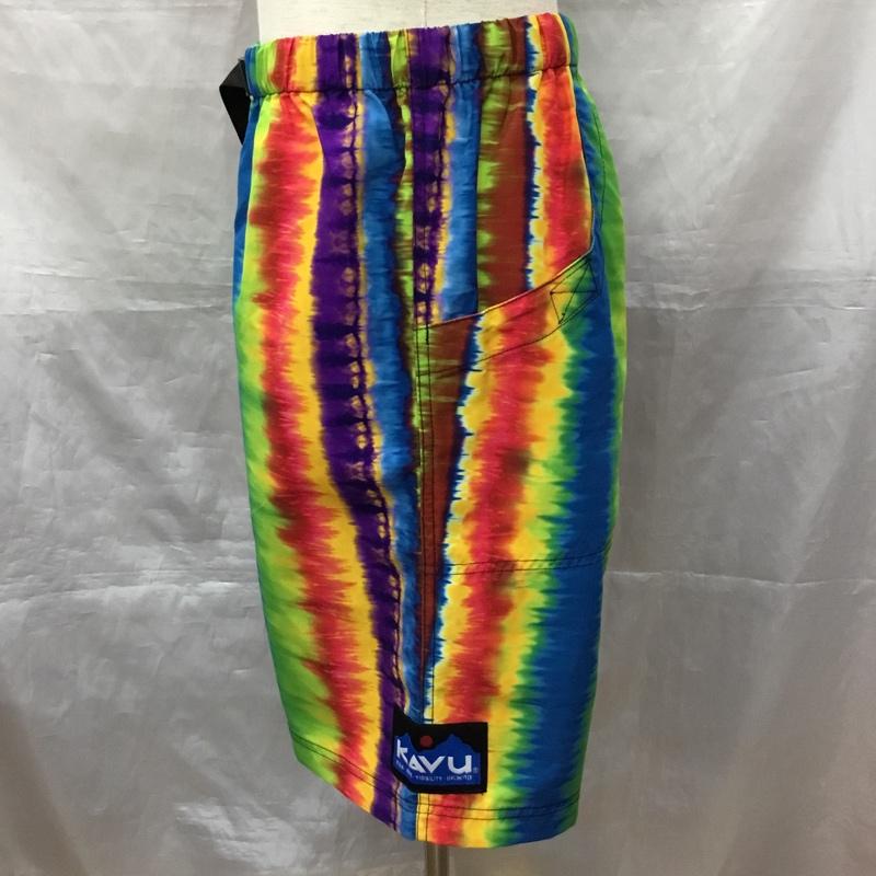 カブー KAVU パンツ ショートパンツ ハーフパンツ ショートパンツ カジュアルパンツ アウトドア M プリント マルチカラー / マルチカラー /  メンズ USED 古着 中古 10120109