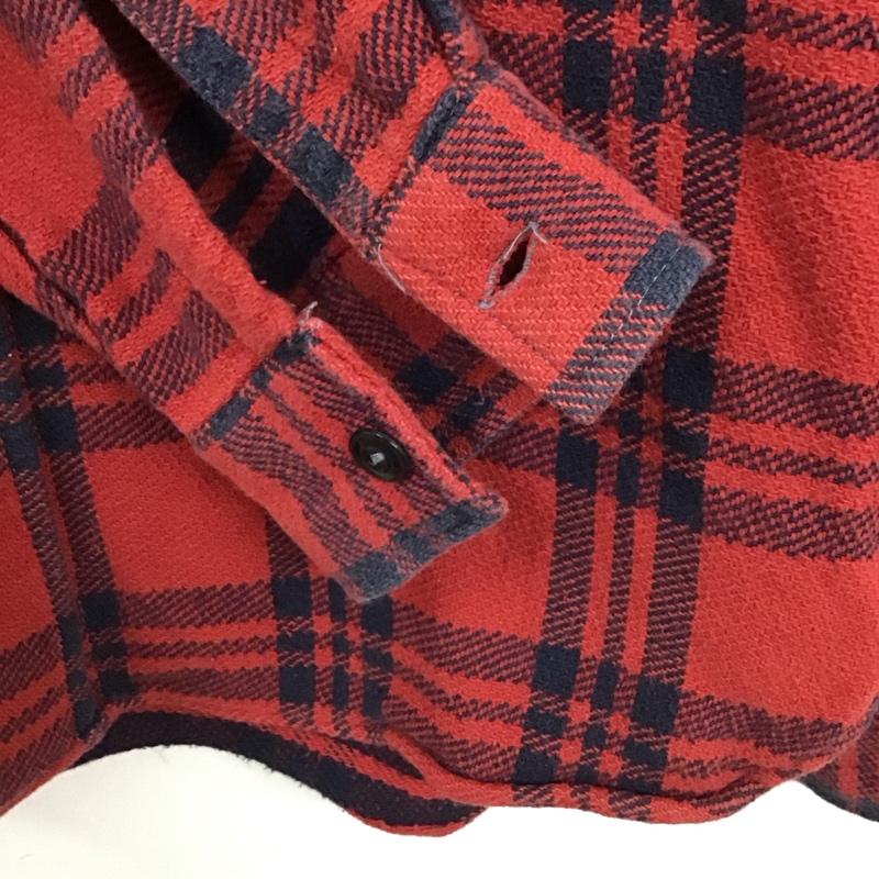 ゴールド GOLD シャツ、ブラウス 長袖 長袖シャツ チェックシャツ カラーシャツ L チェック マルチカラー / マルチカラー /  メンズ USED 古着 中古 10130535