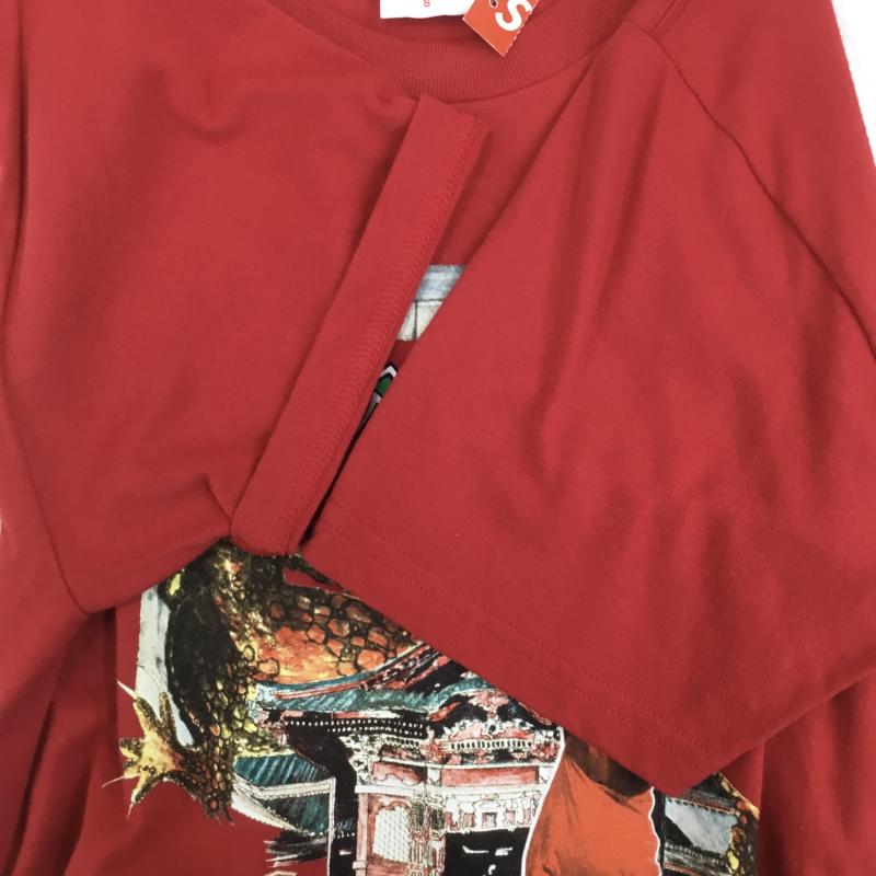 シュプリーム Supreme Tシャツ 半袖 S プリント 赤 / レッド /  メンズ USED 古着 中古 10110710