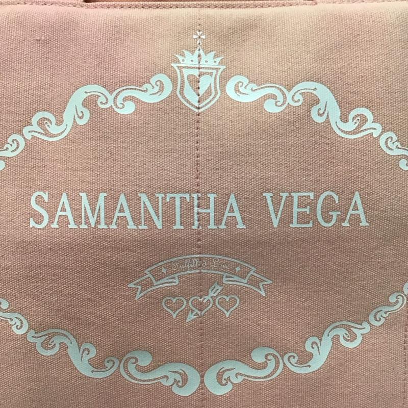 サマンサベガ Samantha Vega トートバッグ トートバッグ ロゴ、文字 桃 / ピンク /  レディース USED 古着 中古 10116070