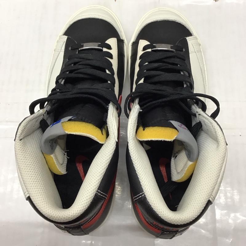 ナイキ NIKE スニーカー スニーカー DD8025-101 BLAZER MID 77 EMB 27.5cm 27.5cm ロゴ、文字 白 / ホワイト / X 黒 / ブラック / X 赤 / レッド /  メンズ USED 古着 中古 10117935