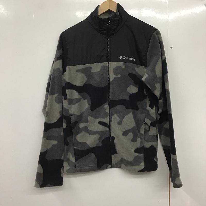 コロンビア Columbia ジャケット、上着 ジャケット、ブレザー ジップアップフリースジャケット スタンドネック アウター S 総柄 マルチカラー / マルチカラー /  メンズ USED 古着 中古 10142938