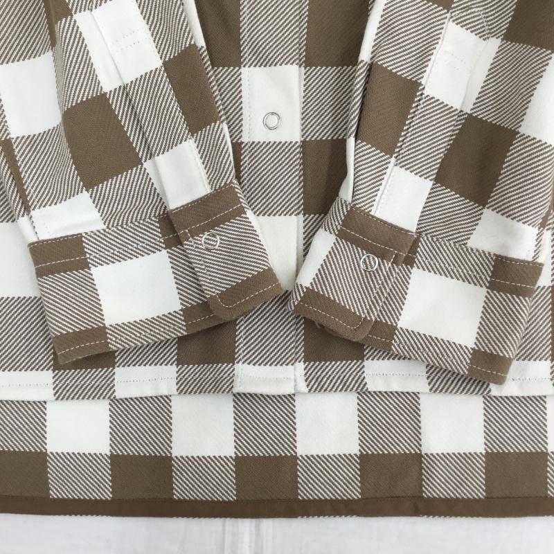 ビューティアンドユースユナイテッドアローズ BEAUTY&YOUTH UNITED ARROWS シャツ、ブラウス 長袖 1611-149-2125 チェック 茶 / ブラウン / X アイボリー / アイボリー /  レディース USED 古着 中古 10141607