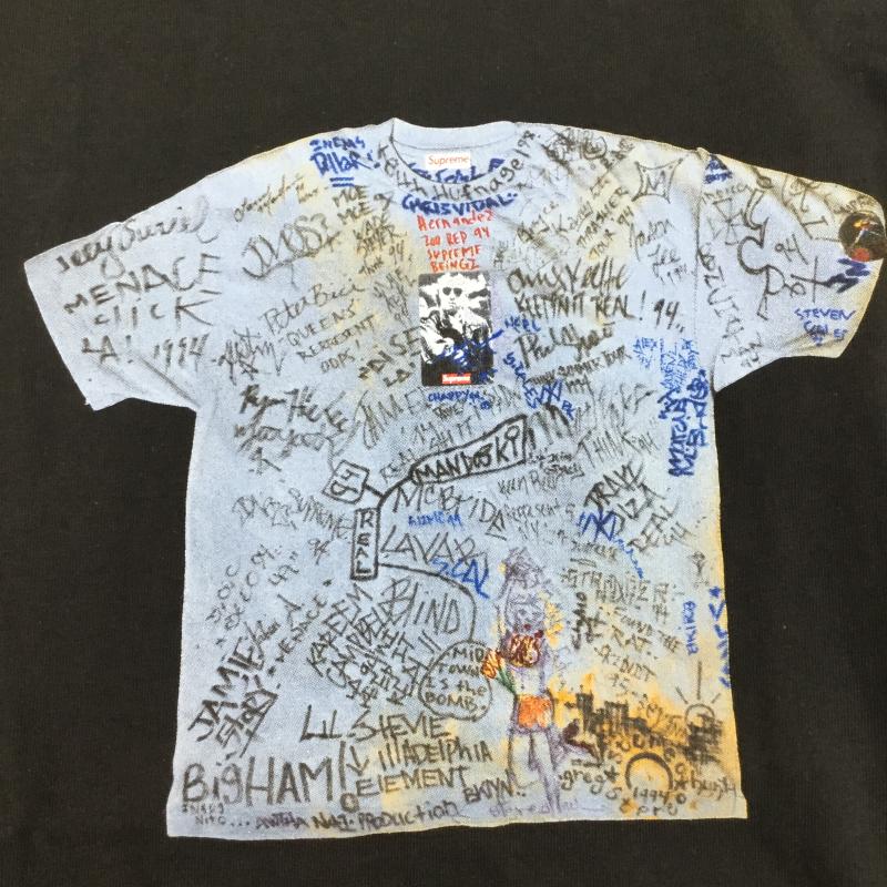 シュプリーム Supreme Tシャツ 半袖 30th Anniversary Tee XL プリント 黒 / ブラック /  メンズ USED 古着 中古 10145816