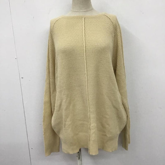 フリークスストア FREAK S STORE カットソー 長袖 FREE 無地 ベージュ / ベージュ /  レディース USED 古着 中古 10106688