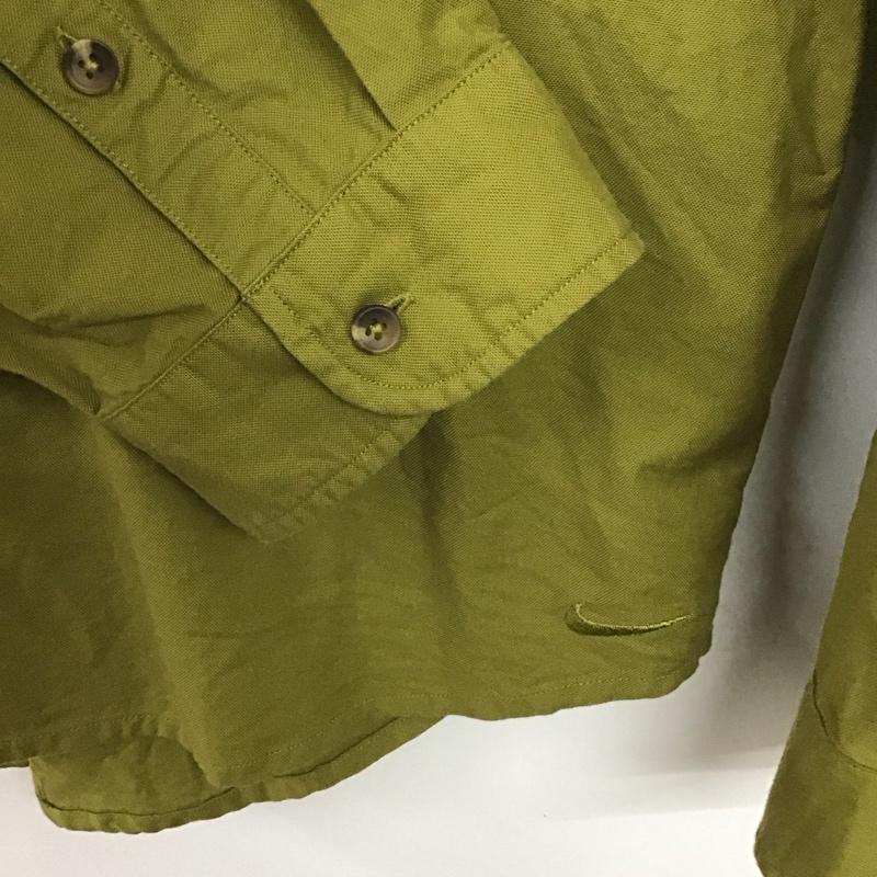 ナイキ NIKE シャツ、ブラウス 長袖 fn3126-307 オックスフォードシャツ 長袖シャツ ボタンダウンシャツ XXL 無地 カーキ / カーキ /  メンズ USED 古着 中古 10132362