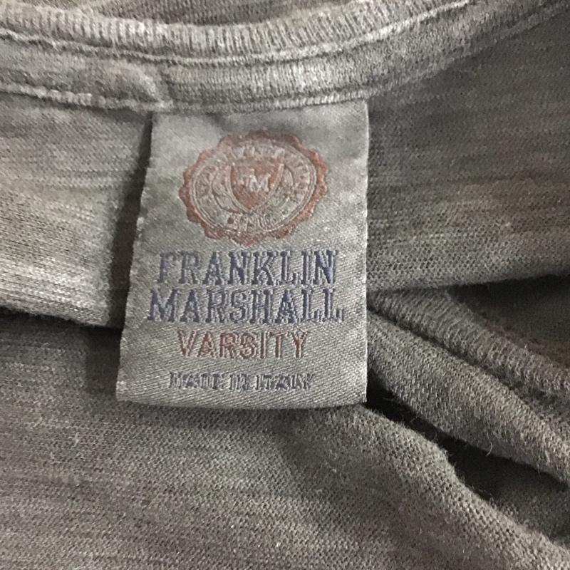 フランクリンマーシャル FRANKLIN&MARSHALL Tシャツ 半袖 TSMVA232S15 Ｖネック プリント XS ロゴ、文字 黒 / ブラック /  メンズ USED 古着 中古 10106935