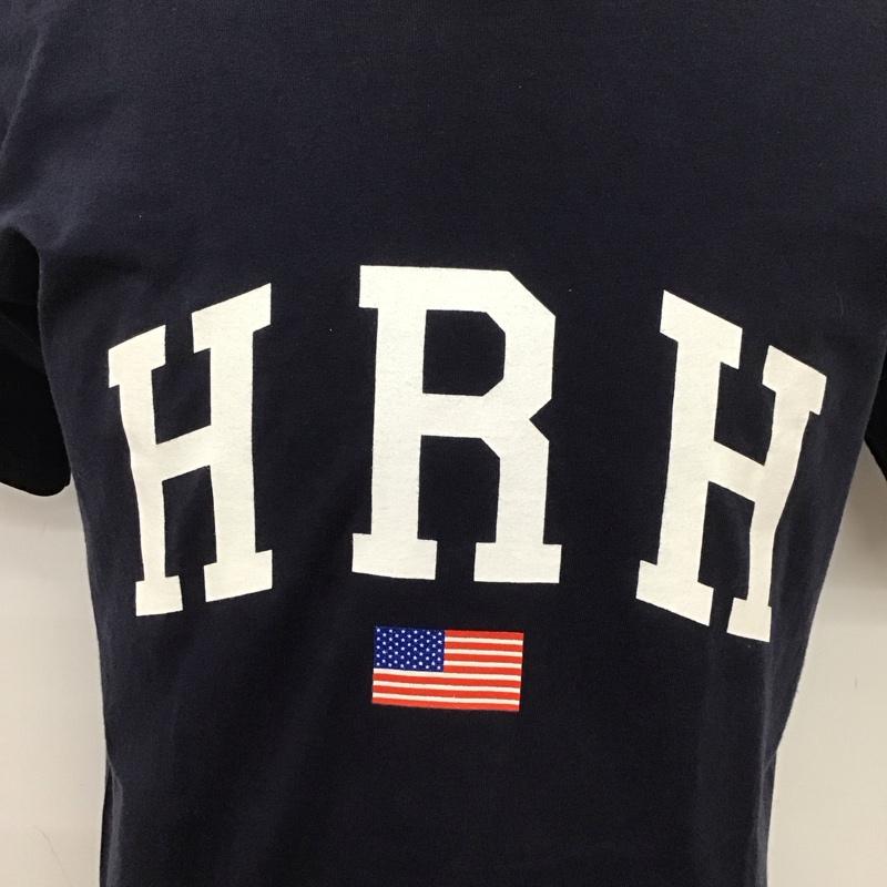 ハードロックカフェ HARD ROCK CAFE Tシャツ 半袖 半袖カットソー プリントTシャツ クルーネックカットソー ロゴ、文字 紺 / ネイビー /  メンズ USED 古着 中古 10126669