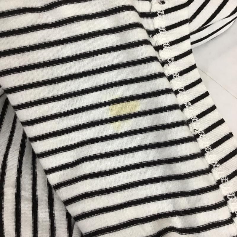 ザラコレクション ZARA COLLECTION ワンピース ロングスカート ノースリーブロングワンピース フレアスカートワンピース ストライプスカート M ストライプ 白 / ホワイト / X 黒 / ブラック /  レディース USED 古着 中古 10113708