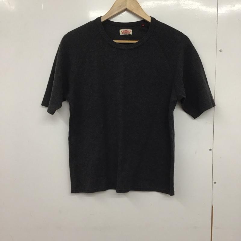 ハリウッドランチマーケット H.R MARKET Tシャツ 半袖 半袖カットソー 無地Tシャツ クルーネックカットソー 無地 ダークグレー / ダークグレー /  メンズ USED 古着 中古 10146832