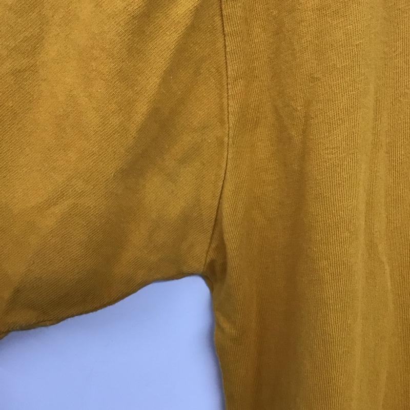 ラッセルアスレティック Russell Athletic Tシャツ 半袖 半袖カットソー 無地Tシャツ クルーネックカットソー L 無地 黄 / イエロー /  メンズ USED 古着 中古 10132572