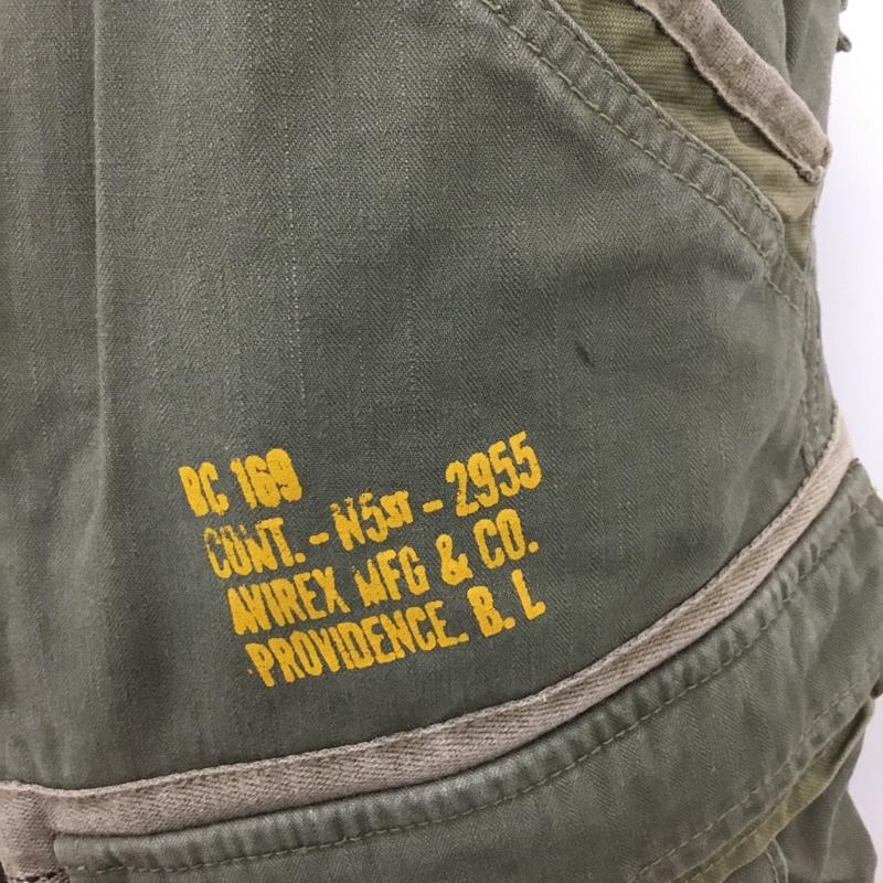 アヴィレックス AVIREX パンツ ショートパンツ ショートパンツ ハーフパンツ カジュアルパンツ ミリタリーパンツ M 無地 カーキ / カーキ /  メンズ USED 古着 中古 10110044