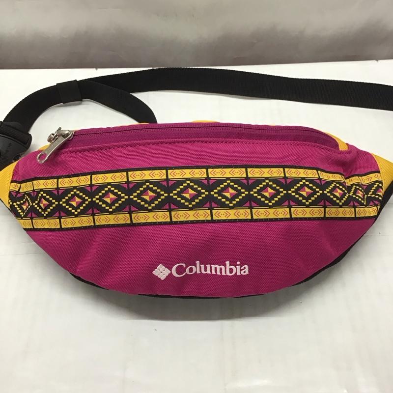 コロンビア Columbia ウエストバッグ ウエストバッグ PU7060 エポーレット ヒップバッグ ロゴ、文字 橙 / オレンジ / X 桃 / ピンク /  レディース USED 古着 中古 10115849