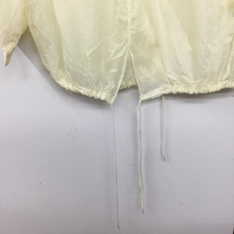 ダブルクローゼット w closet ジャケット、上着 ジャケット、ブレザー 343194 シアースノーパーカー ナイロンパーカー 無地 アイボリー / アイボリー /  レディース USED 古着 中古 10144700