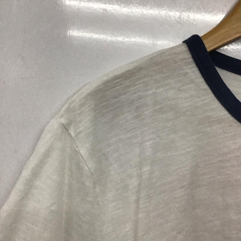 ティンバーランド Timberland Tシャツ 半袖 半袖カットソー プリントTシャツ クルーネックカットソー L ロゴ、文字 白 / ホワイト /  メンズ USED 古着 中古 10141881