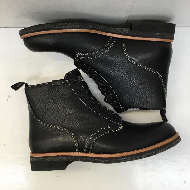 ポロラルフローレン POLO RALPH LAUREN ブーツ ショートブーツ 29.5cm 無地 黒 / ブラック /  メンズ USED 古着 中古 10140755