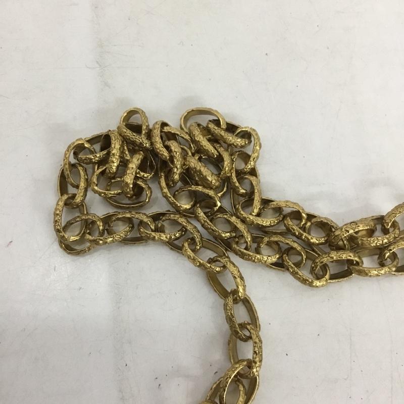 ピンクハウス PINK HOUSE ベルト・バックル ベルト チェーンベルト 十字架 クロス 箱有  金 / ゴールド /  レディース USED 古着 中古 10140613