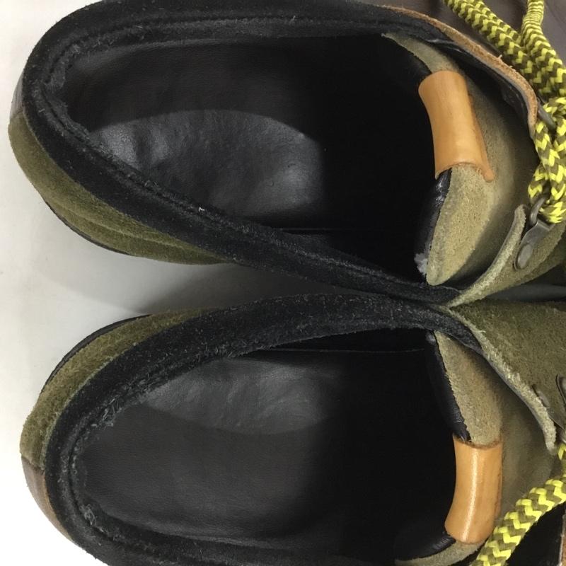 グラム glamb カジュアルシューズ カジュアルシューズ レザー スエード 無地 ダークブラウン / ダークブラウン / X カーキ / カーキ /  メンズ USED 古着 中古 10147127