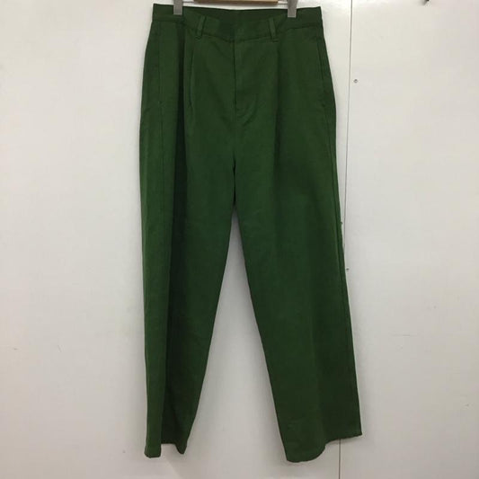 アーバンリサーチ URBAN RESEARCH パンツ チノパン チノパン ワイドパンツ カジュアルパンツ L 無地 緑 / グリーン /  メンズ USED 古着 中古 10142376