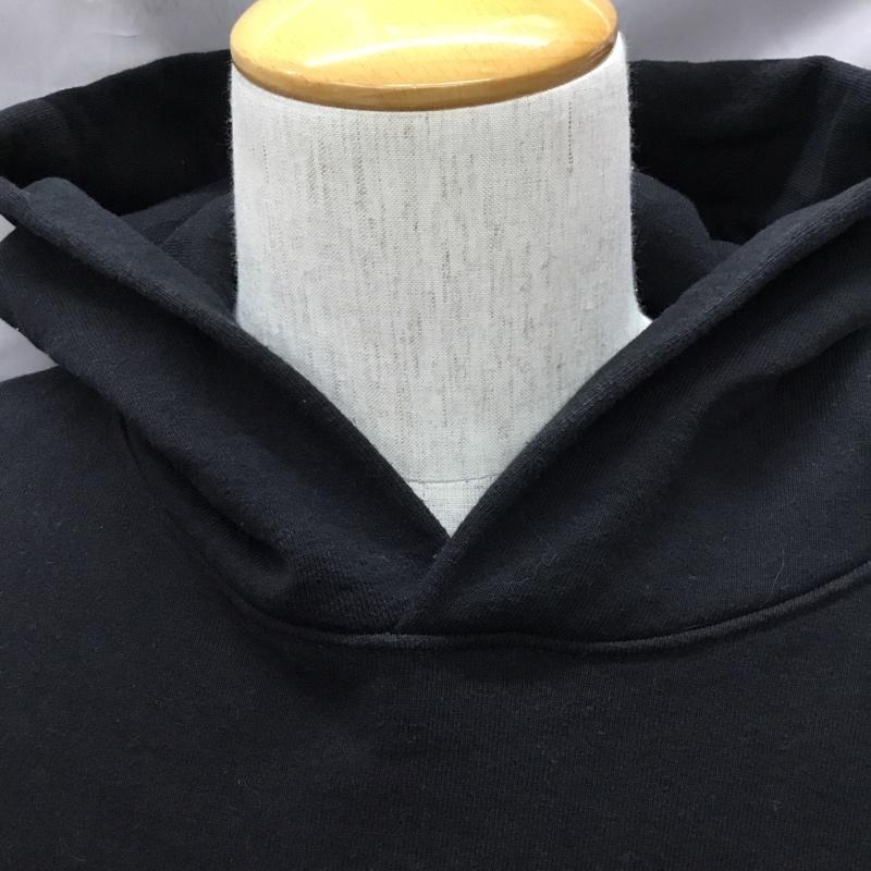 ロサンゼルスアパレル LOS ANGELES APPAREL パーカー 長袖 裏起毛 プルオーバー スウェット L 無地 黒 / ブラック /  メンズ USED 古着 中古 10117201
