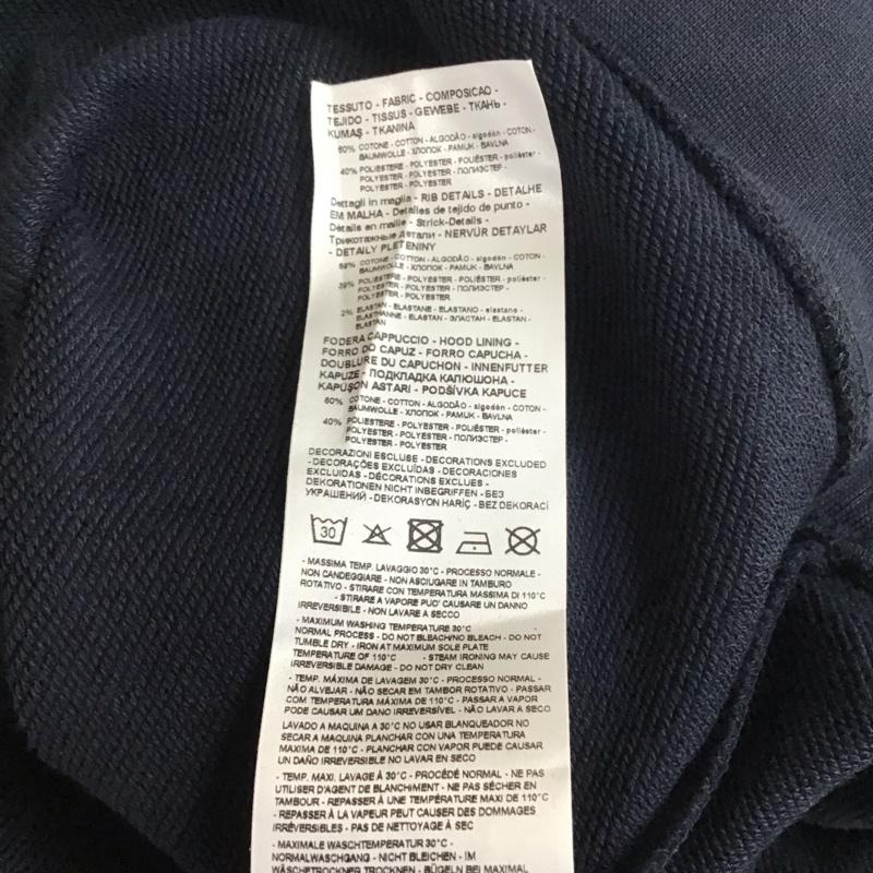アルマーニエクスチェンジ A/X ARMANIEXCHANGE パーカー 長袖 長袖パーカー フード付きパーカー プリントスウェット トレーナー XL ロゴ、文字 紺 / ネイビー /  メンズ USED 古着 中古 10119287