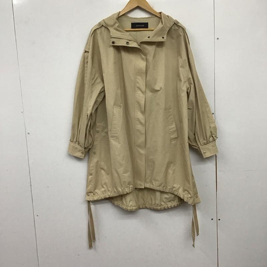 ジーナシス JEANASIS ジャケット、上着 ジャケット、ブレザー ジップアップジャケット アウター パーカージャケット FREE 無地 ベージュ / ベージュ /  レディース USED 古着 中古 10137559