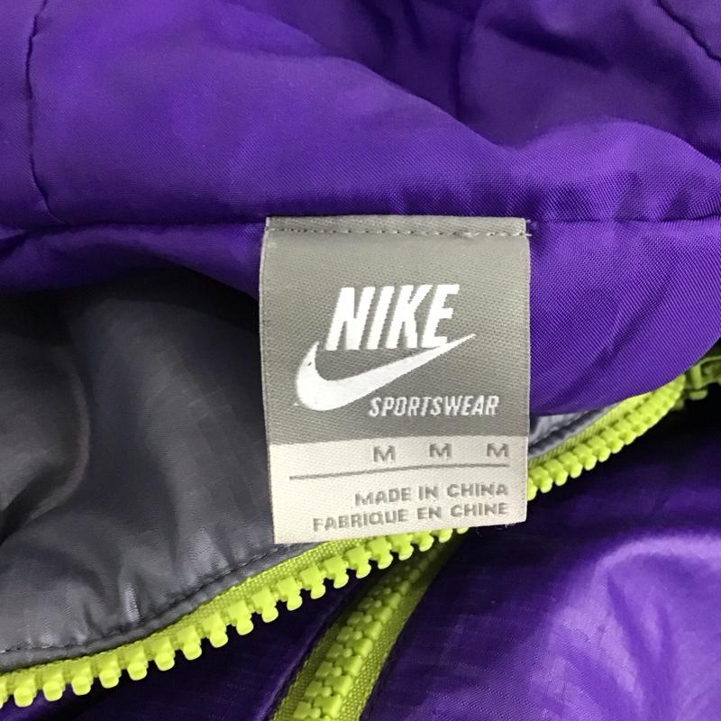 ナイキ NIKE ジャケット、上着 ジャンパー、ブルゾン M 無地 灰 / グレー / X 紫 / パープル / X 黄緑 / イエローグリーン /  メンズ USED 古着 中古 10120538