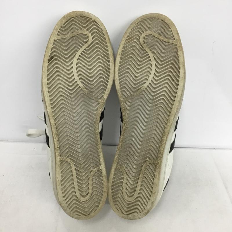 アディダス adidas スニーカー スニーカー C77124 SUPERSTAR スーパースター 27.5cm 27.5cm ロゴ、文字 白 / ホワイト / X 黒 / ブラック /  メンズ USED 古着 中古 10149440