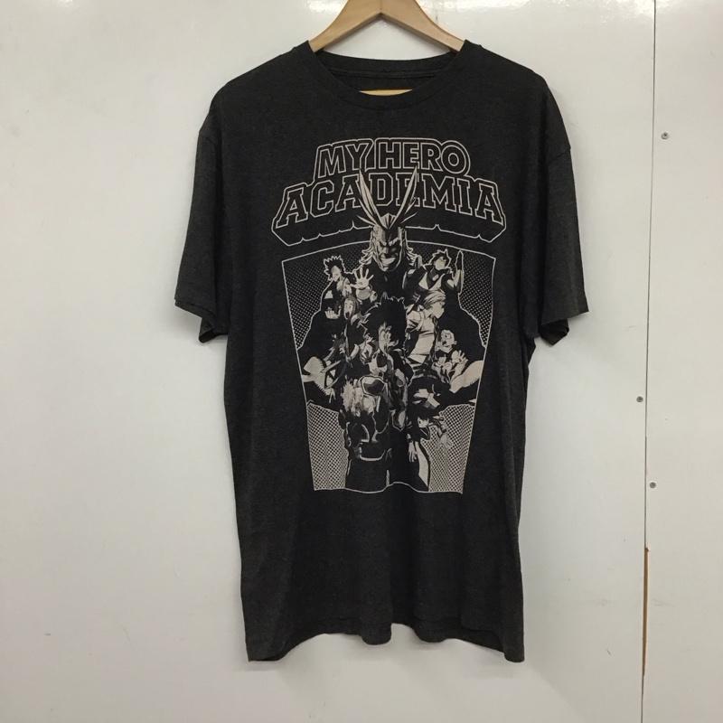 古着 USED Tシャツ 半袖 半袖カットソー プリントTシャツ クルーネックカットソー XL プリント 黒 / ブラック /  メンズ USED 古着 中古 10134558