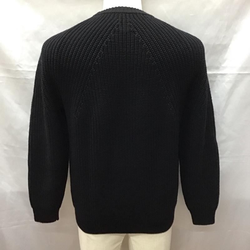 バトナー BATONER ニット、セーター 長袖 長袖ニットカットソー ニット セーター クルーネックニット 1 無地 紺 / ネイビー /  メンズ USED 古着 中古 10113184