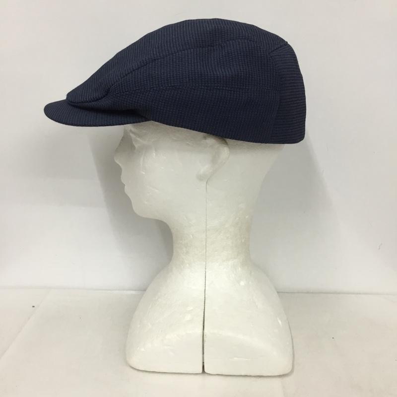 カシラ CA4LA 帽子 ハンチング ZKN01543 チェック 青 / ブルー /  メンズ USED 古着 中古 10142838