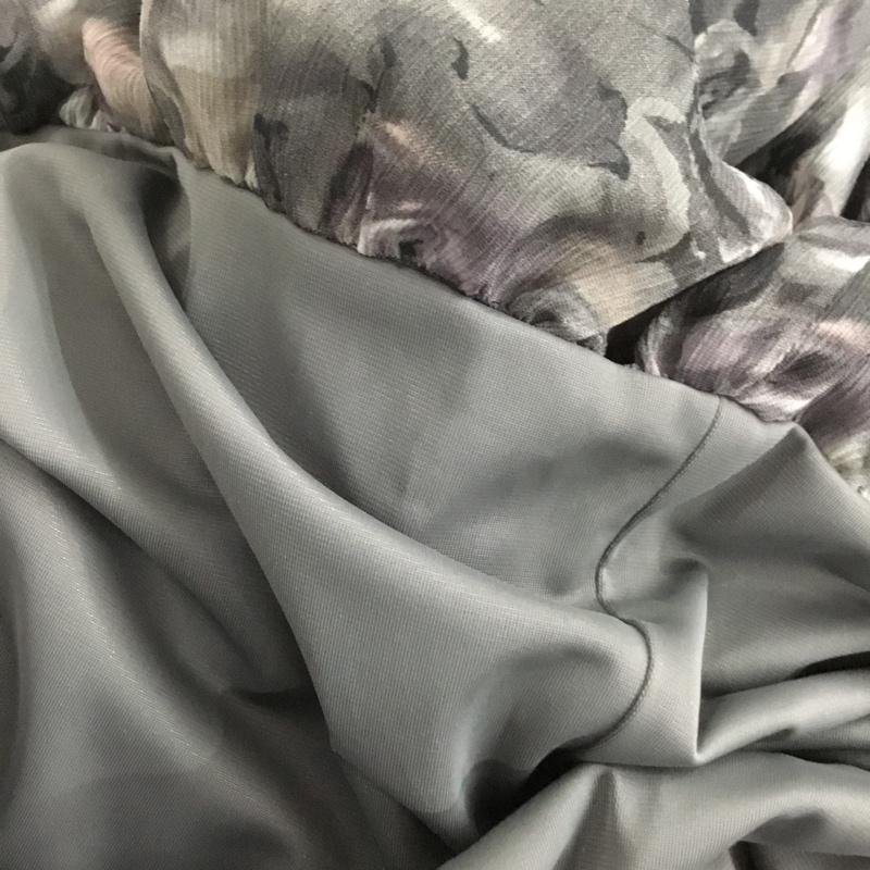 インゲボルグ INGEBORG ワンピース ミニスカート 長袖ミニワンピース フレアスカート プリント マルチカラー / マルチカラー /  レディース USED 古着 中古 10143607