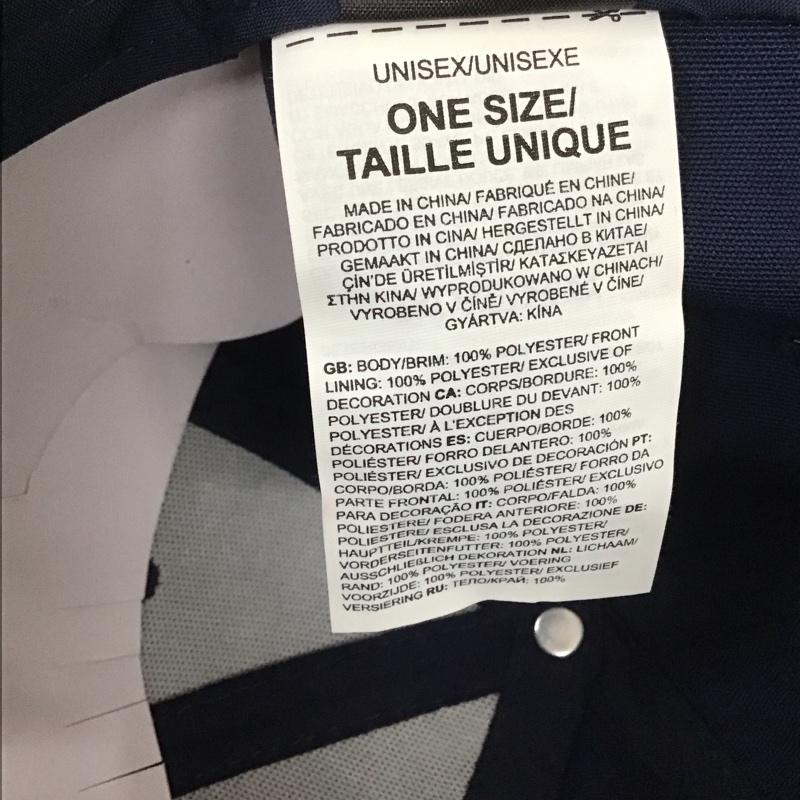 ザノースフェイス THE NORTH FACE 帽子 キャップ NF0A4VSV RECYCLED 66 CLASSIC HAT タグ付き ロゴ、文字 紺 / ネイビー /  メンズ USED 古着 中古 10132513