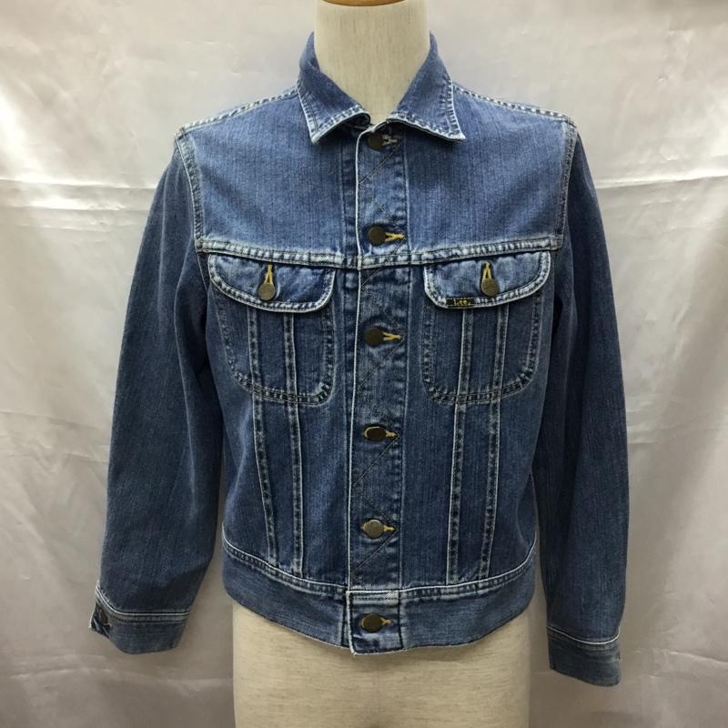 リー Lee ジャケット、上着 ジャケット、ブレザー 0411 デニムジャケット ジージャン M ロゴ、文字 青 / ブルー /  メンズ USED 古着 中古 10109048