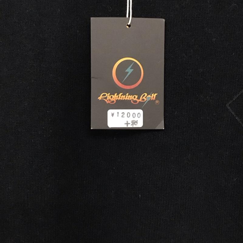 古着 USED ニット、セーター 長袖 長袖 M ロゴ、文字 黒 / ブラック /  メンズ USED 古着 中古 10140916