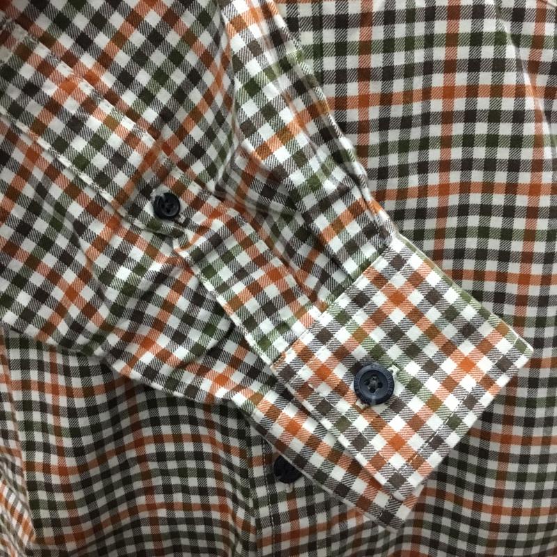 エディーバウアー Eddie Bauer シャツ、ブラウス 長袖 ボタンダウン 胸ポケット チェック S ワンポイント マルチカラー / マルチカラー /  メンズ USED 古着 中古 10116102