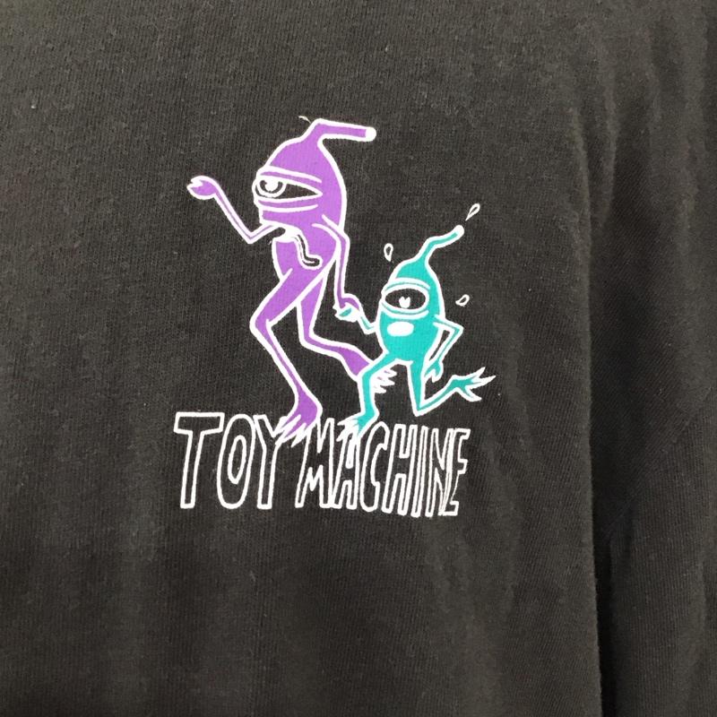 トイ マシーン TOY MACHINE カットソー 長袖 長袖カットソー クルーネックカットソー ロングスリーブカットソー プリントTシャツ L プリント 黒 / ブラック /  メンズ USED 古着 中古 10119461