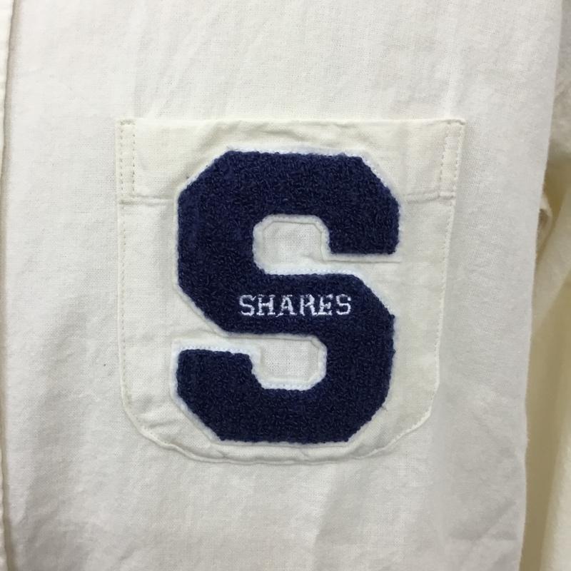 古着 USED シャツ、ブラウス 長袖 S1312-SS703 shares 3 ワンポイント アイボリー / アイボリー /  メンズ USED 古着 中古 10117667