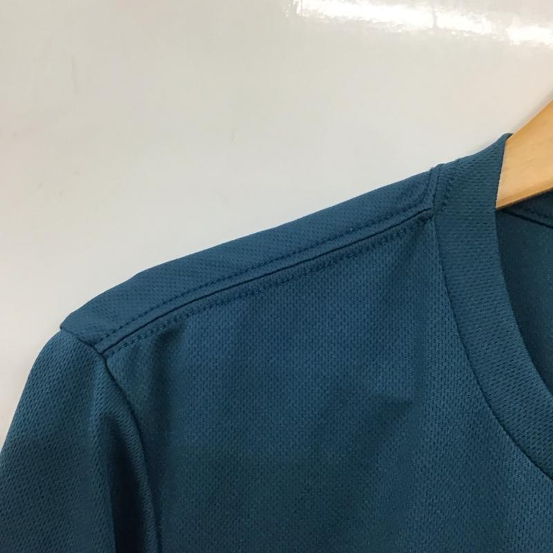 サロモン SALOMON Tシャツ 半袖 XL ロゴ、文字 青 / ブルー /  メンズ USED 古着 中古 10137010