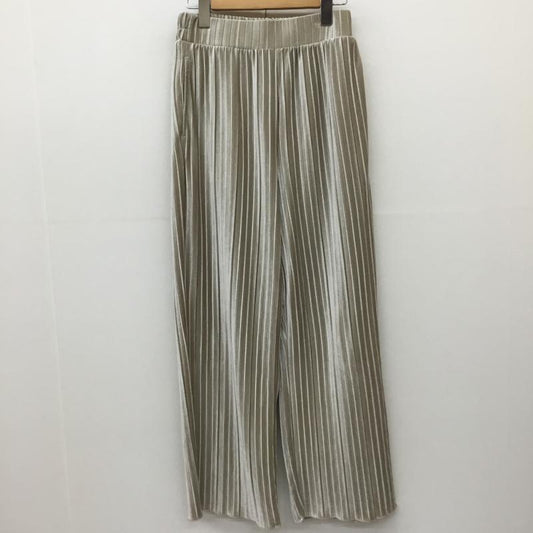 グローバルワーク GLOBAL WORK パンツ スラックス FREE 無地 ベージュ / ベージュ /  レディース USED 古着 中古 10139685