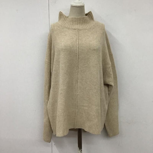 ローリーズファーム LOWRYS FARM ニット、セーター 長袖 FREE 無地 ベージュ / ベージュ /  レディース USED 古着 中古 10122244