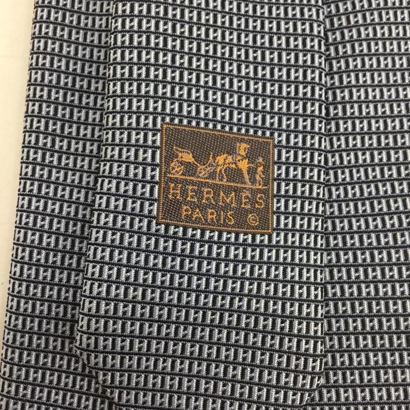 エルメス HERMES ネクタイ ネクタイ シルク 総柄 紺 / ネイビー /  メンズ USED 古着 中古 10146890