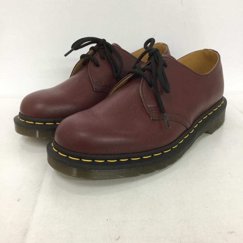ドクターマーチン Dr.Martens 革靴 革靴 GV12T 3EYE SHOE 3ホール UK7 箱有 US：8 無地 茶 / ブラウン /  メンズ USED 古着 中古 10132961