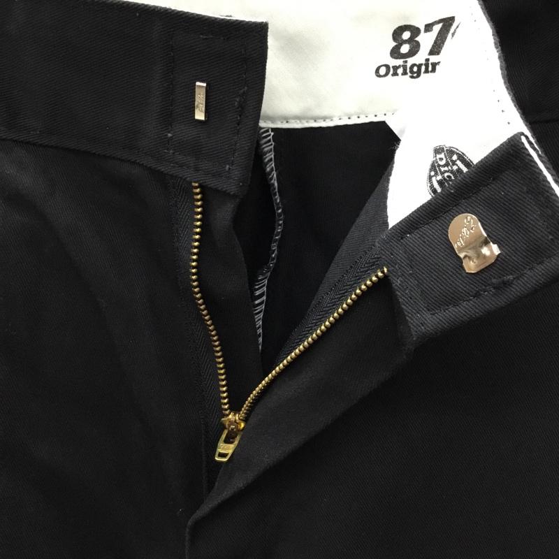 ディッキーズ Dickies パンツ ワークパンツ、ペインターパンツ ワークパンツ ワイドパンツ カジュアルパンツ 36 無地 黒 / ブラック /  メンズ USED 古着 中古 10115776