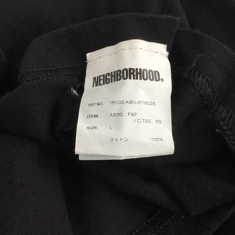 ネイバーフッド NEIGHBORHOOD Tシャツ 半袖 L プリント 黒 / ブラック /  メンズ USED 古着 中古 10132885