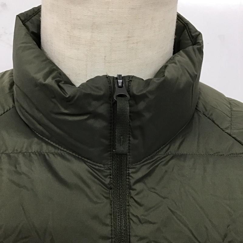 ユニクロ UNIQLO ジャケット、上着 ジャケット、ブレザー 311-439589 ダウンジャケット ジップアップジャケット アウター L 無地 カーキ / カーキ /  メンズ USED 古着 中古 10123603