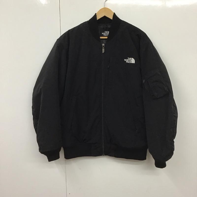 ザノースフェイス THE NORTH FACE ジャケット、上着 ジャンパー、ブルゾン ny82132 Insulation Bomber Jacket L ロゴ、文字 黒 / ブラック /  メンズ USED 古着 中古 10130894