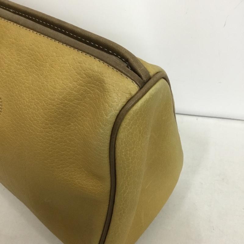 ロエベ LOEWE ポーチ ポーチ old ワンポイント ベージュ / ベージュ /  レディース USED 古着 中古 10137335